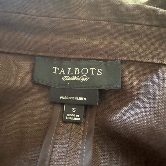 Talbots 100% Linen blazer - Picture 8 of 9